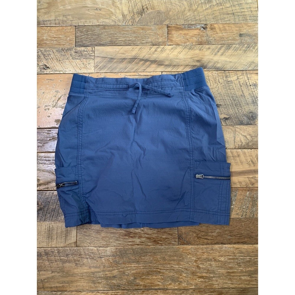 Athleta Skort Womens 6 Blue Cargo Outdoor Hiking Skirt